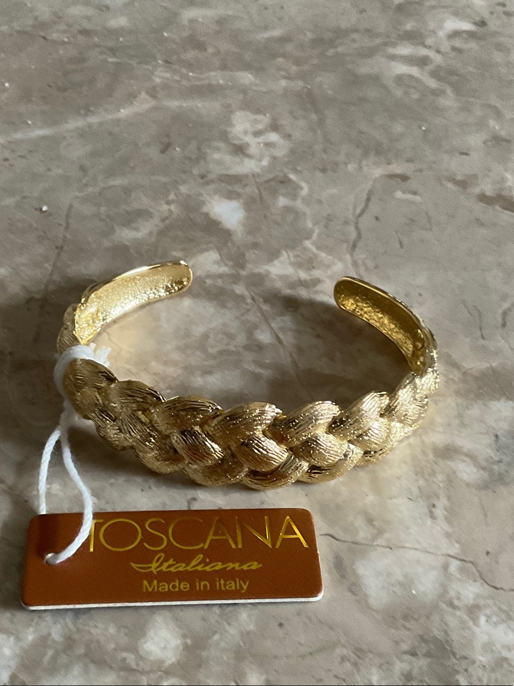 TOSCANA ITALIANA Gold Plated Cuff Bracelet